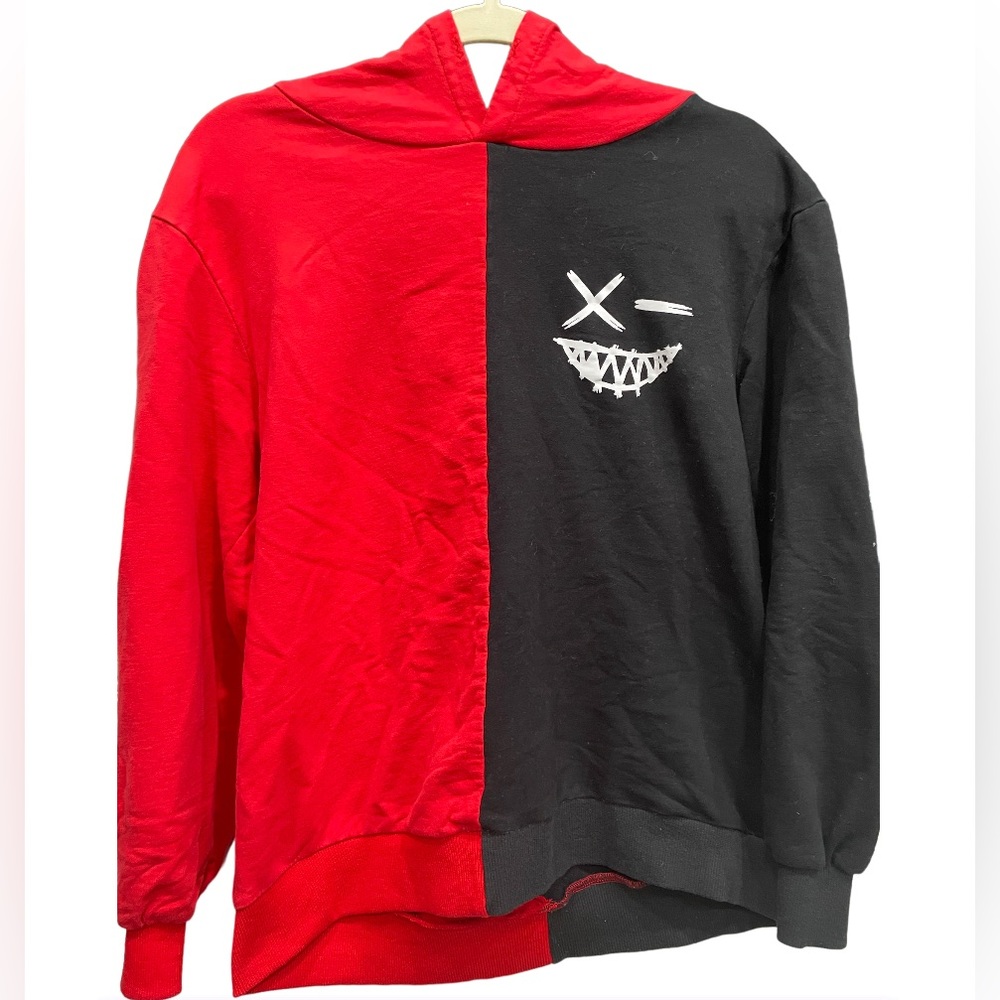 Amazon Red and Black Graphic Hoodie Men’s Small.